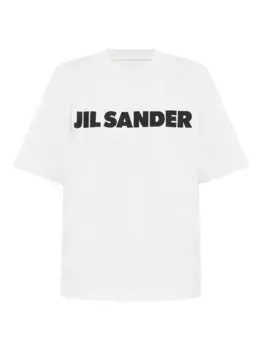 Футболка с логотипом JIL SANDER, белый