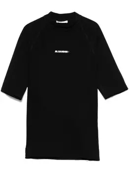 Футболка с логотипом Jil Sander +, черный