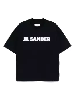 Футболка с логотипом JIL SANDER, черный