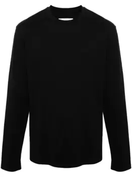 Футболка с логотипом JIL SANDER, черный