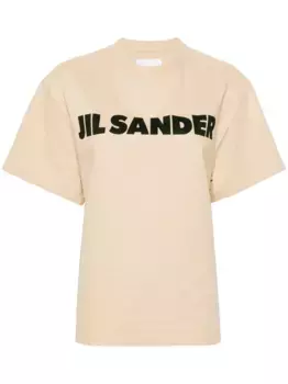 Футболка с логотипом JIL SANDER, нейтральный
