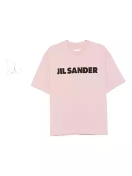 Футболка с логотипом JIL SANDER, розовый