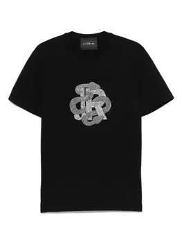 Футболка с логотипом John Richmond, черный