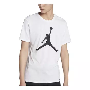 Футболка с логотипом jumpman Air Jordan, белый