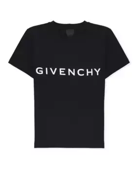 Футболка с логотипом Junior Givenchy, черный