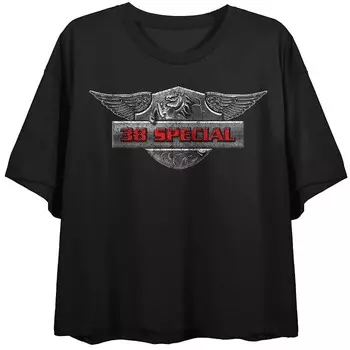 Футболка с логотипом Juniors' 38 Special Band Licensed Character, черный