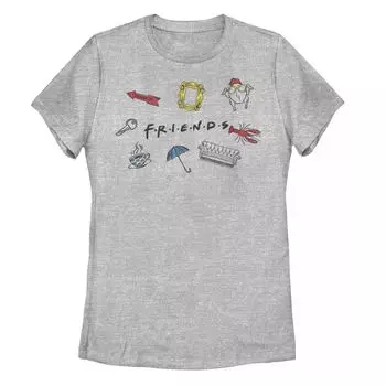 Футболка с логотипом Juniors' Friends Jumble и графическим рисунком Licensed Character