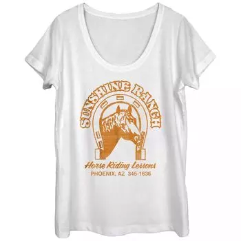 Футболка с логотипом Juniors' Sunshine Ranch и уроками верховой езды Licensed Character