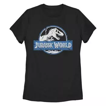 Футболка с логотипом Jurassic World Fallen Kingdom Cracked Blue Stone для юниоров Licensed Character