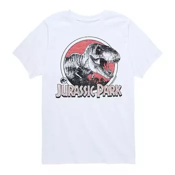 Футболка с логотипом Jurassic World T-Rex для мальчиков 8–20 лет Licensed Character, белый