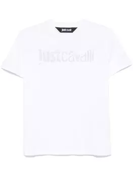 Футболка с логотипом Just Cavalli, белый