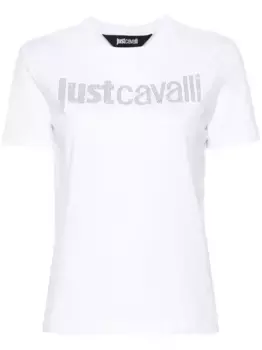 Футболка с логотипом Just Cavalli, белый