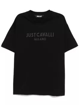Футболка с логотипом Just Cavalli, черный