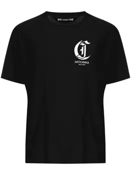 Футболка с логотипом Just Cavalli, черный