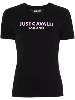 Футболка с логотипом Just Cavalli, черный