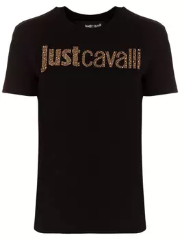 Футболка с логотипом Just Cavalli, черный
