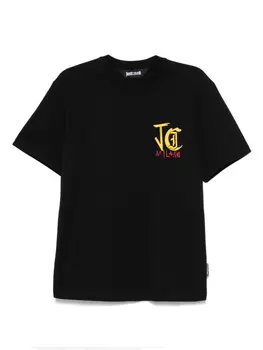 Футболка с логотипом Just Cavalli, черный