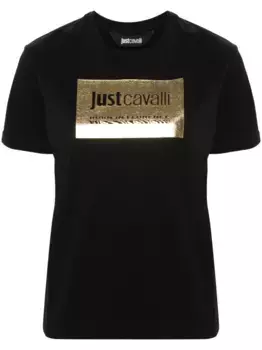 Футболка с логотипом Just Cavalli, черный