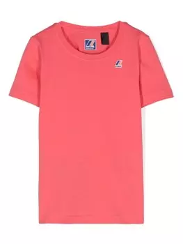 Футболка с логотипом K Way Kids, розовый