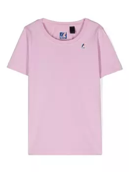 Футболка с логотипом K Way Kids, розовый
