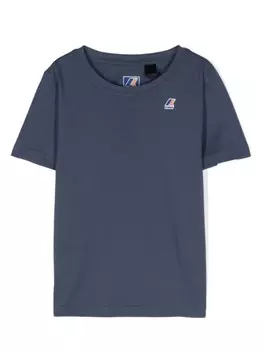 Футболка с логотипом K Way Kids, синий