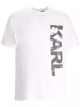 Футболка с логотипом KARL LAGERFELD