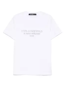 Футболка с логотипом Karl Lagerfeld, белый
