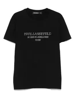 Футболка с логотипом Karl Lagerfeld, черный