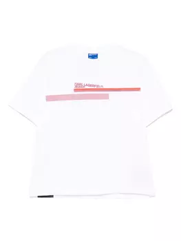 Футболка с логотипом Karl Lagerfeld Jeans, белый
