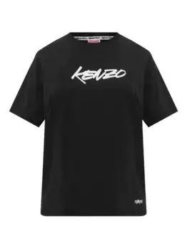 Футболка с логотипом KENZO, черный