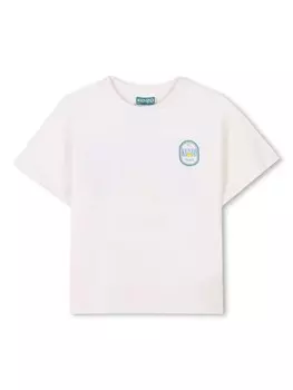 Футболка с логотипом Kenzo Kids, белый