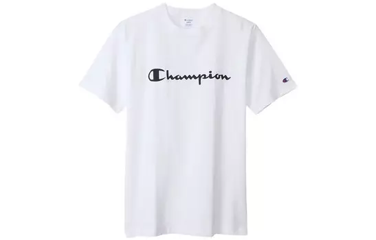 Футболка с логотипом Kith Script, цвет Heather White Champion, черный