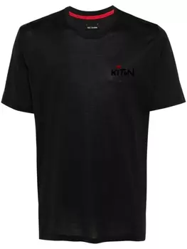 Футболка с логотипом Kiton, черный