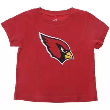 Футболка с логотипом команды Infant Cardinal Arizona Cardinals Outerstuff