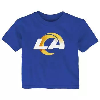 Футболка с логотипом команды Infant Royal Los Angeles Rams Outerstuff