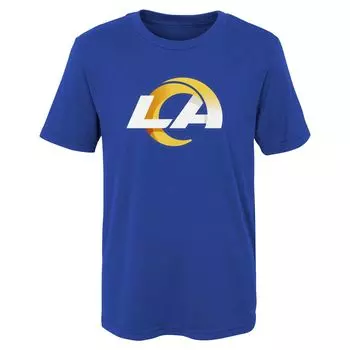 Футболка с логотипом команды Royal Los Angeles Rams для дошкольников Outerstuff