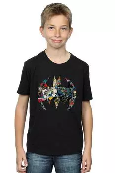 Футболка с логотипом комиксов «Бэтмен» DC Comics, черный