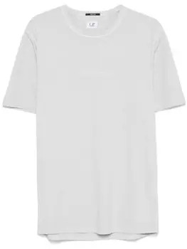 Футболка с логотипом компании CP C.P. Company, серый