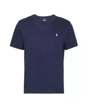 Футболка с логотипом круизного темно синего цвета Ralph Lauren, синий