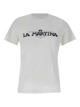 Футболка с логотипом La Martina, белый