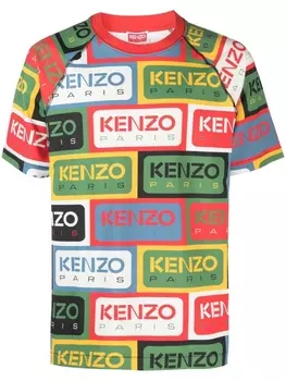 Футболка с логотипом Labels Kenzo, зеленый