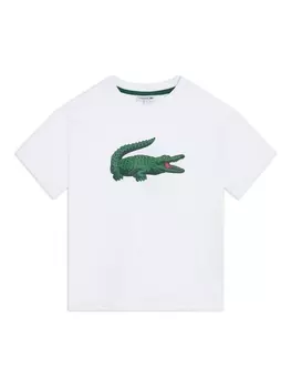 Футболка с логотипом Lacoste, белый