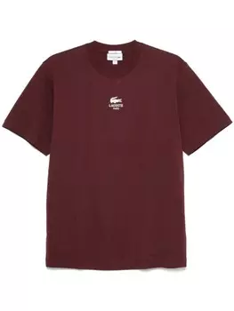 Футболка с логотипом Lacoste, красный