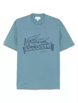 Футболка с логотипом Lacoste, синий