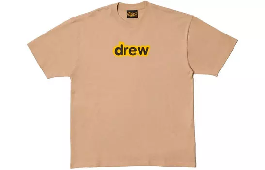 Футболка с логотипом Letter Series, унисекс, хаки Drew House, хаки