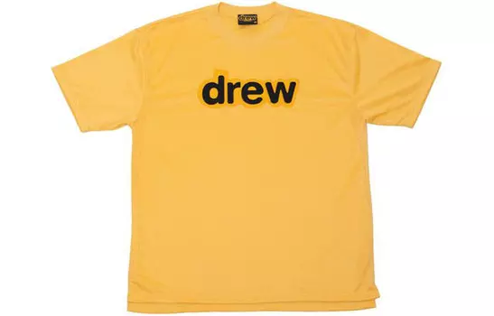 Футболка с логотипом Letter Series, унисекс, оранжевая Drew House, оранжевый