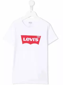 Футболка с логотипом Levi's Kids, белый