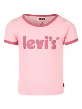 Футболка с логотипом Levi's Kids, розовый