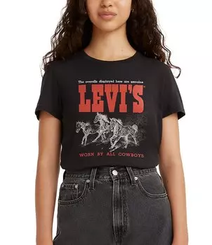 Футболка с логотипом Levi's The Perfect Horse Trio, черный