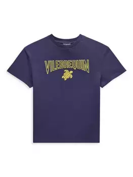 Футболка с логотипом Little Boy's & Boy's Varsity Vilebrequin, синий